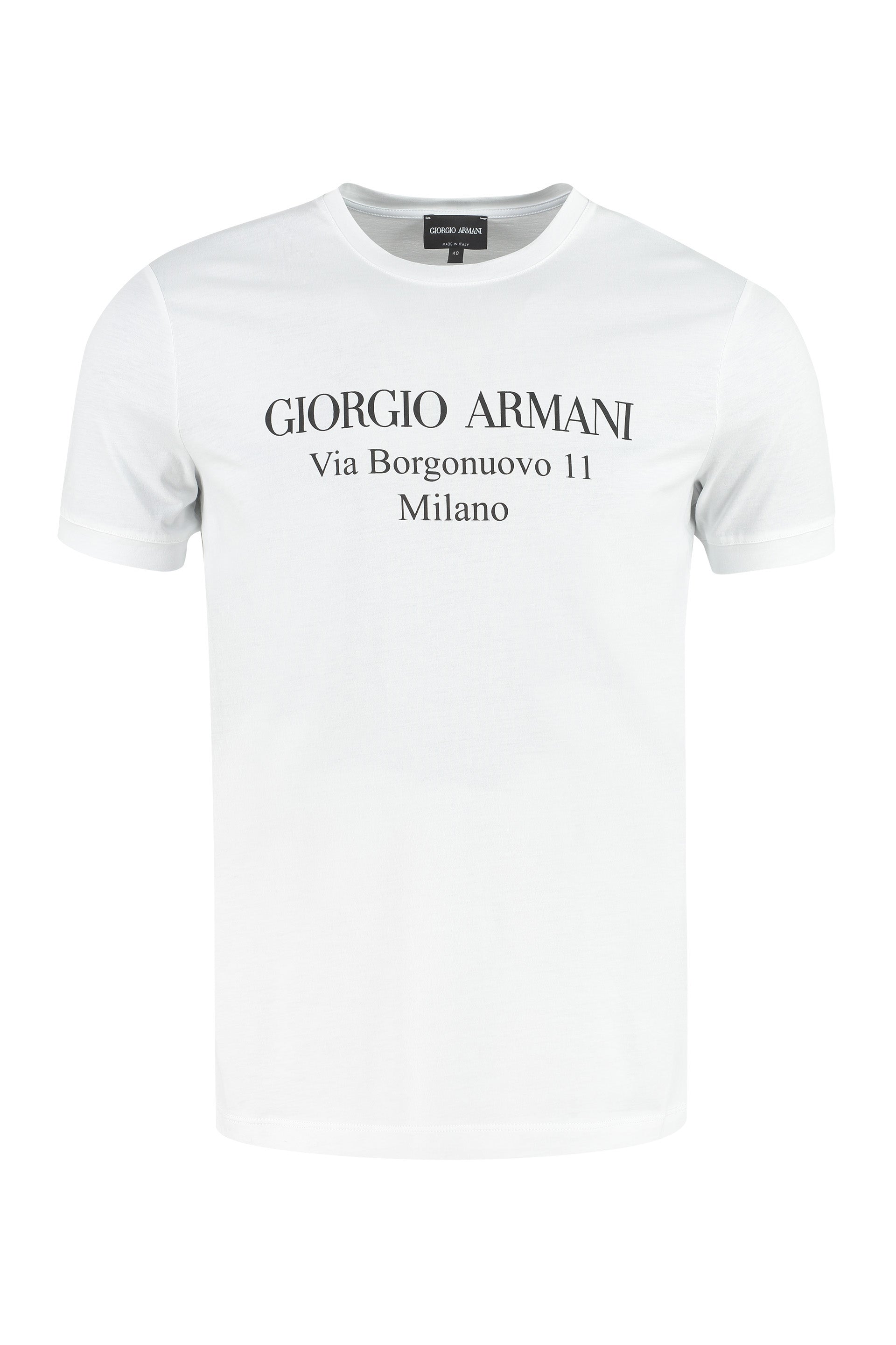 GIORGIO ARMANI COTTON T-Shirt - SS25 Collection for Men