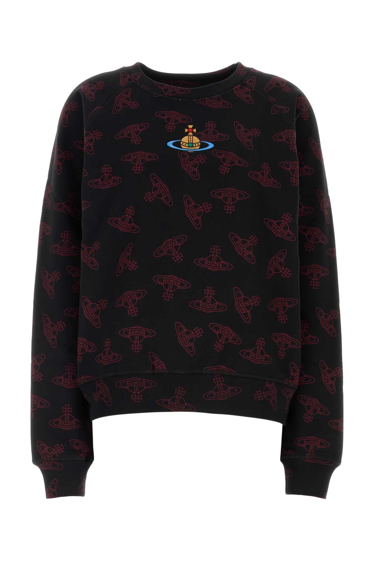 VIVIENNE WESTWOOD Oversized Printed Cotton Sweatshirt