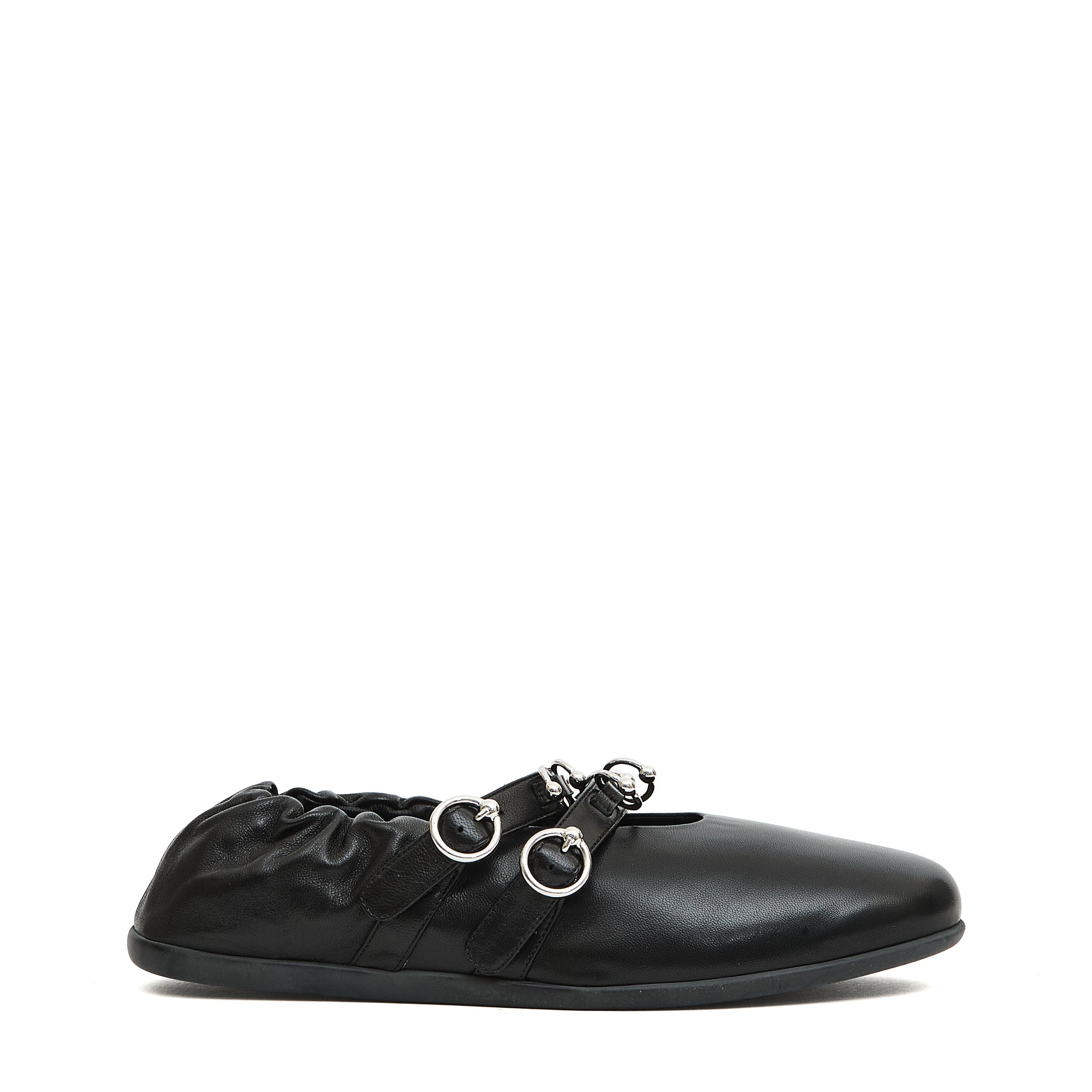 3JUIN Double Strap Ballerina Flats for Women