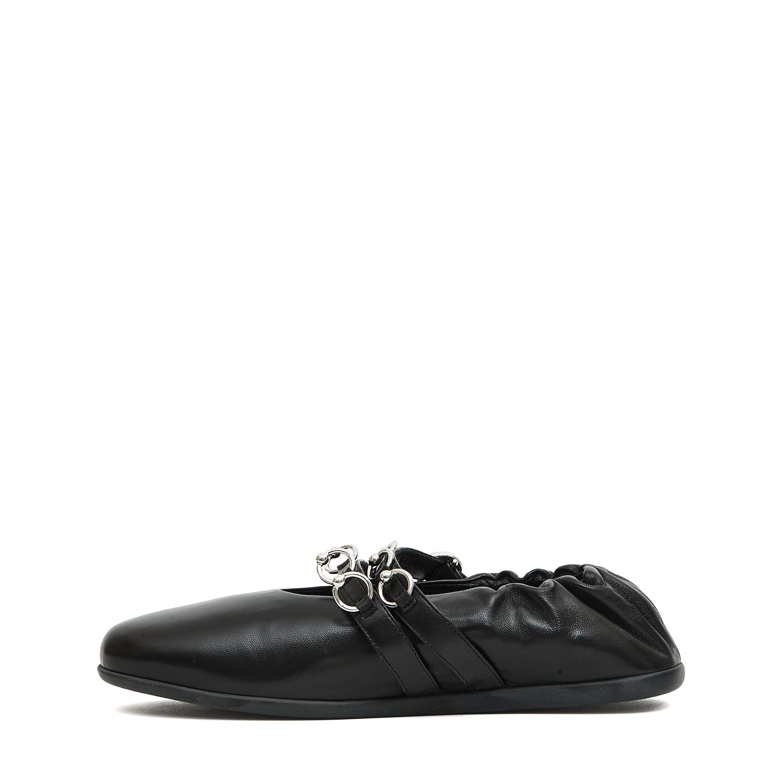 3JUIN Double Strap Ballerina Flats for Women