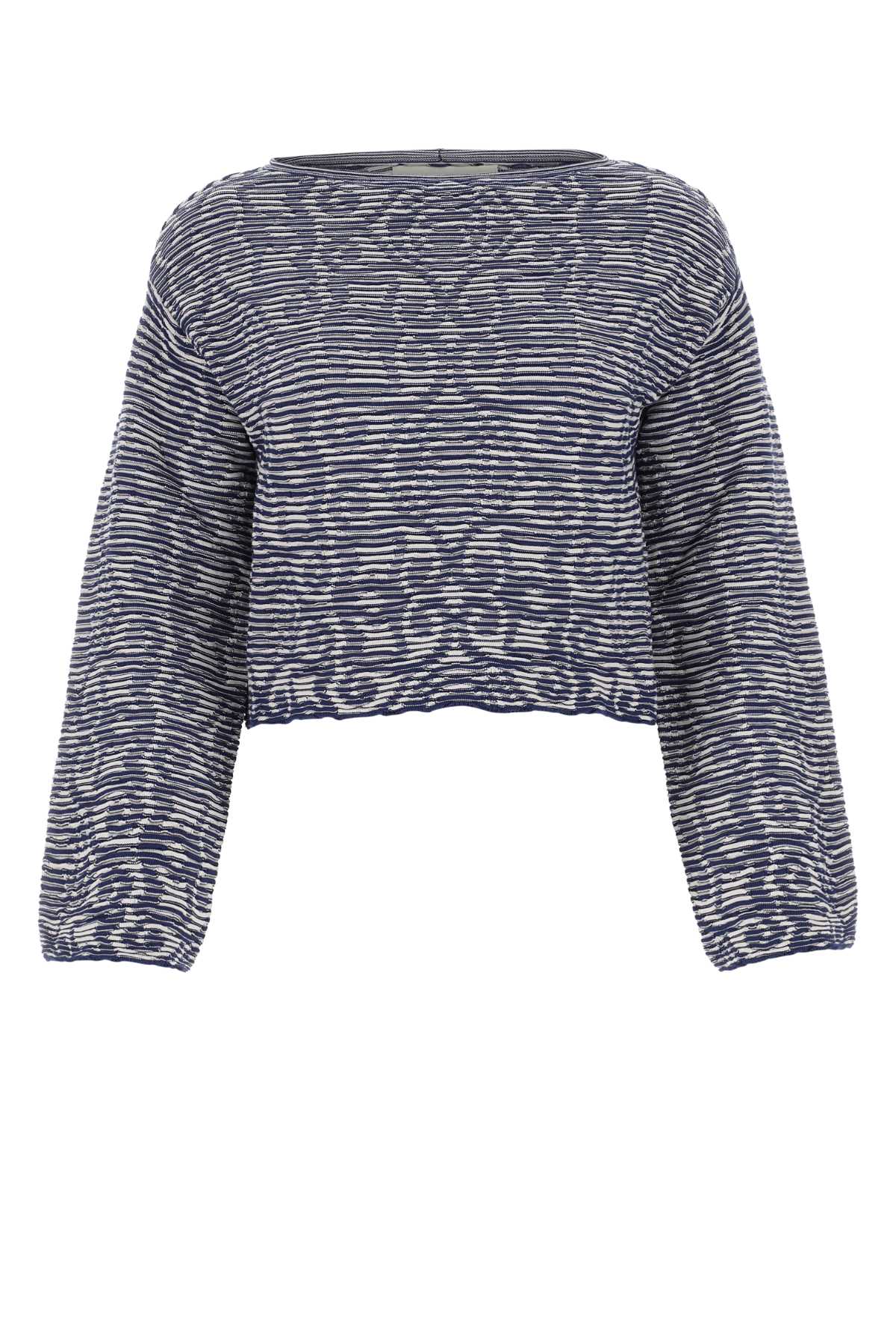 EMPORIO ARMANI Multicolor Denim Sweatshirt for Women - SS23