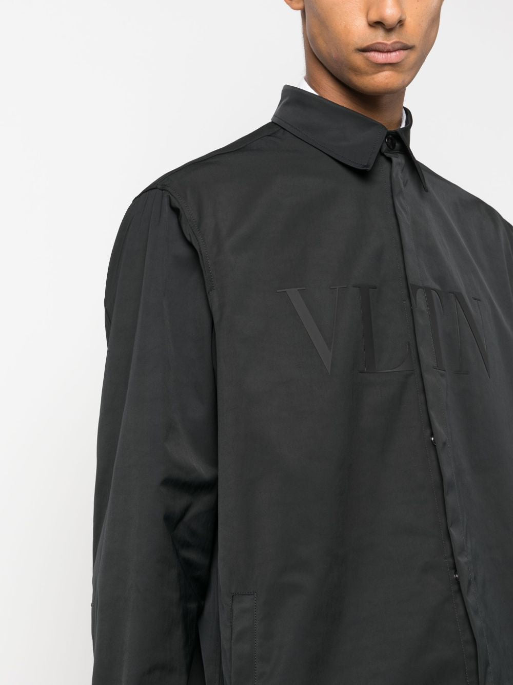 VALENTINO Technical Fabric Overshirt for Men