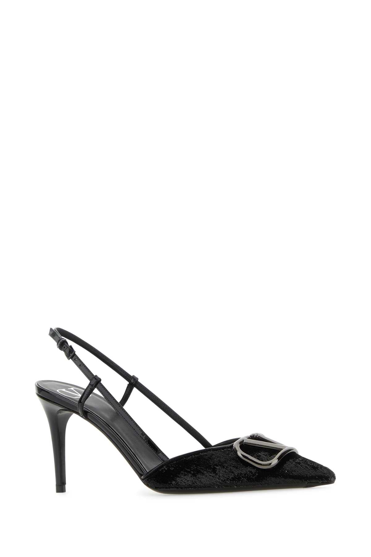 VALENTINO GARAVANI Chic Fabric Vlogo Pumps