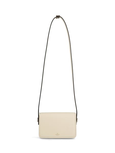 VALENTINO GARAVANI Leather Vlogo Crossbody Handbag