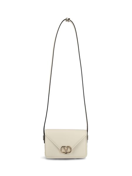 VALENTINO GARAVANI Leather Vlogo Crossbody Handbag