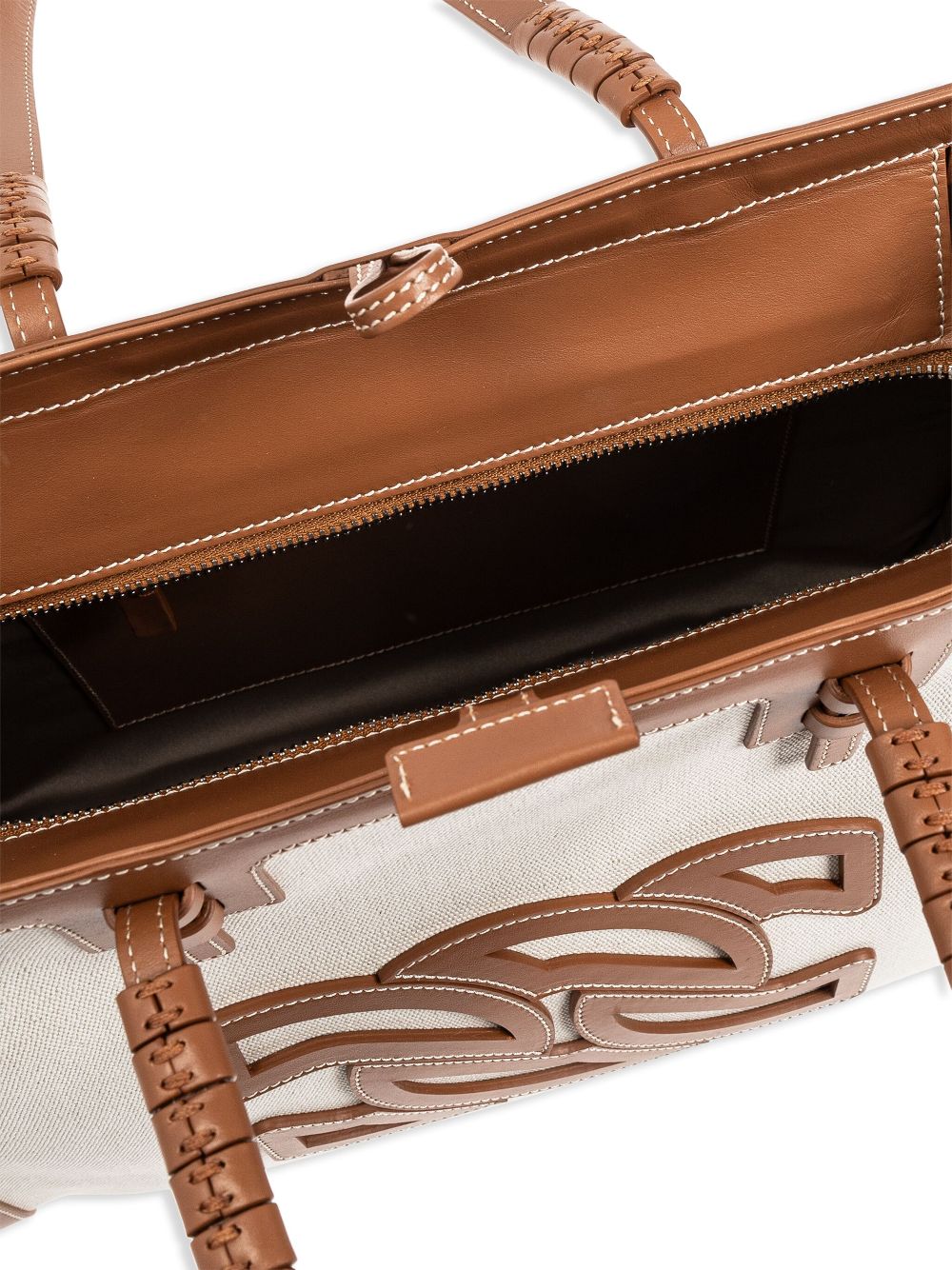 CASADEI Canvas and Leather Tote Handbag