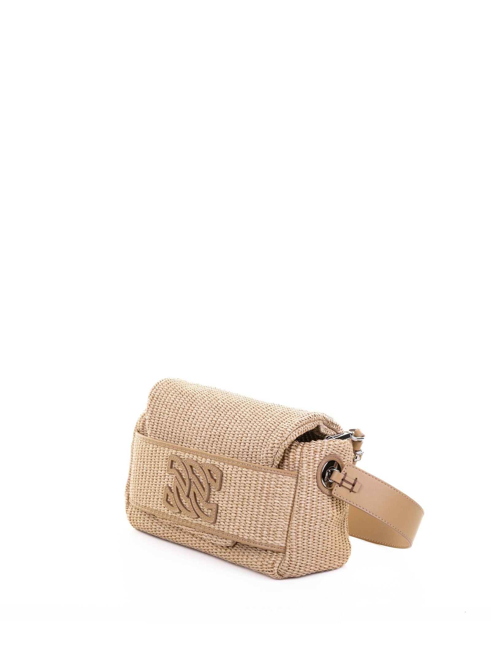 CASADEI Woven Fabric Shoulder Handbag - SS25 Collection