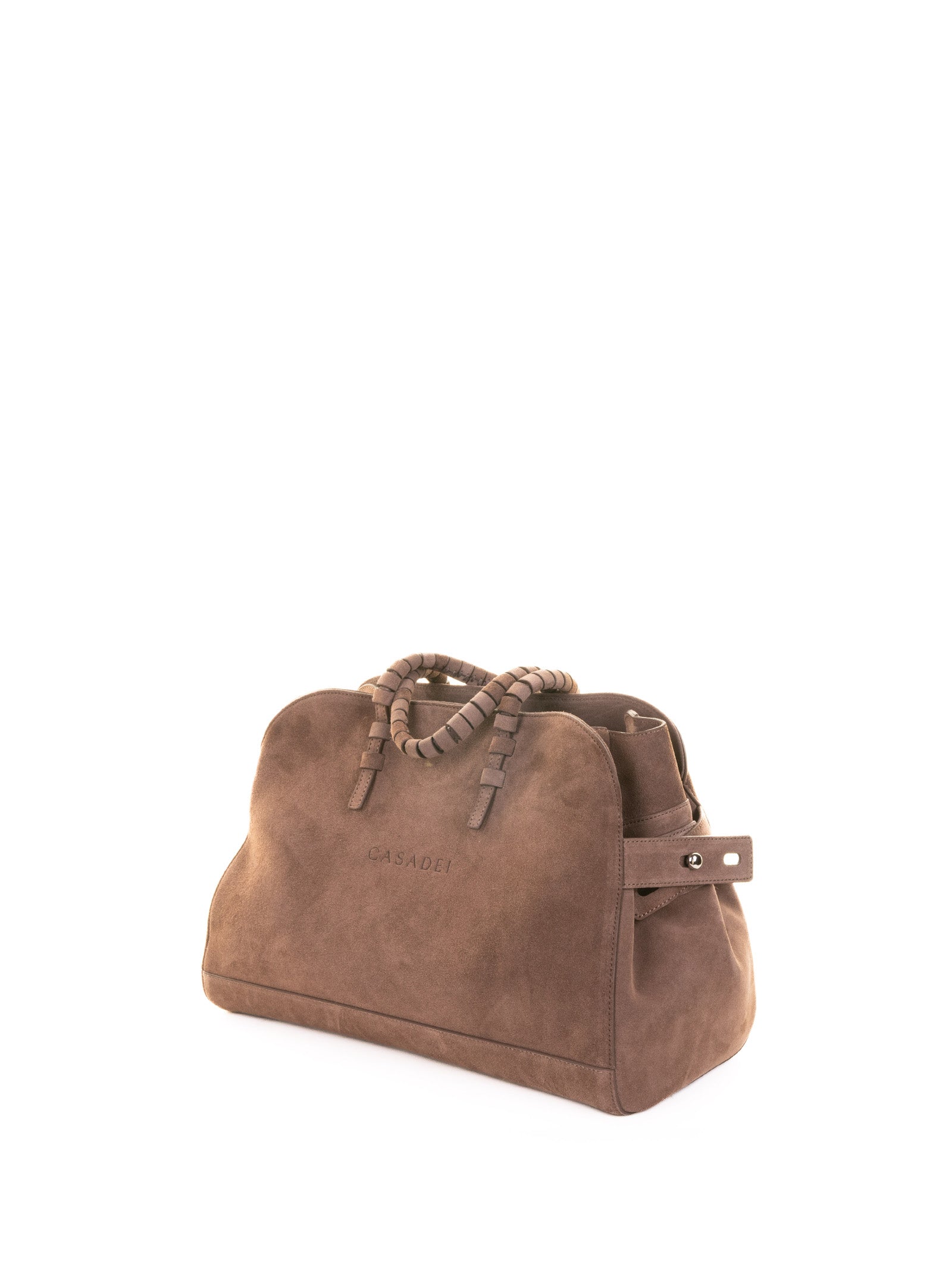 CASADEI Double-Handle Suede Handbag for Women