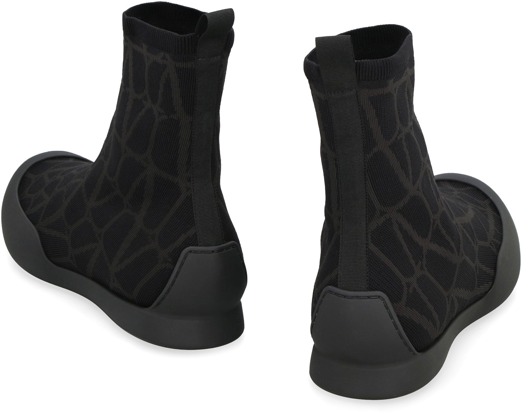 VALENTINO Cityshore High-Top Fabric Sneakers - FW23 Collection