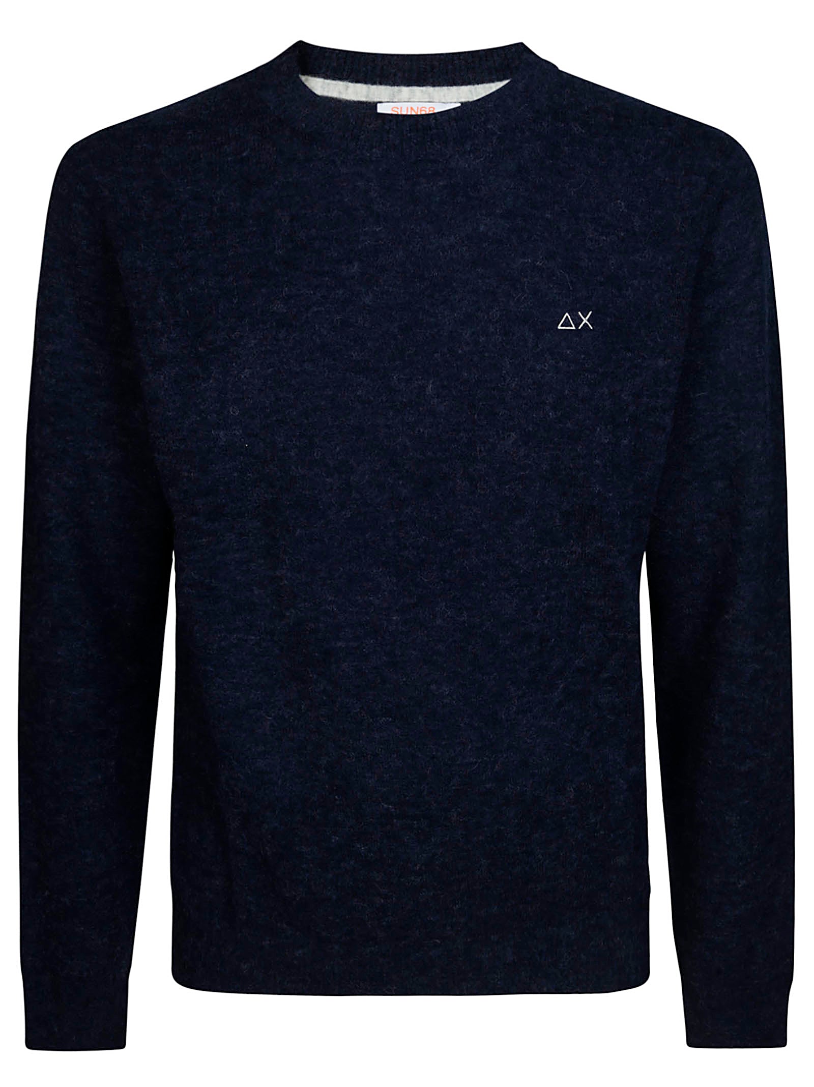 SUN 68 Round Alpaca Solid Teddy Sweater - Women’s FW24 Collection