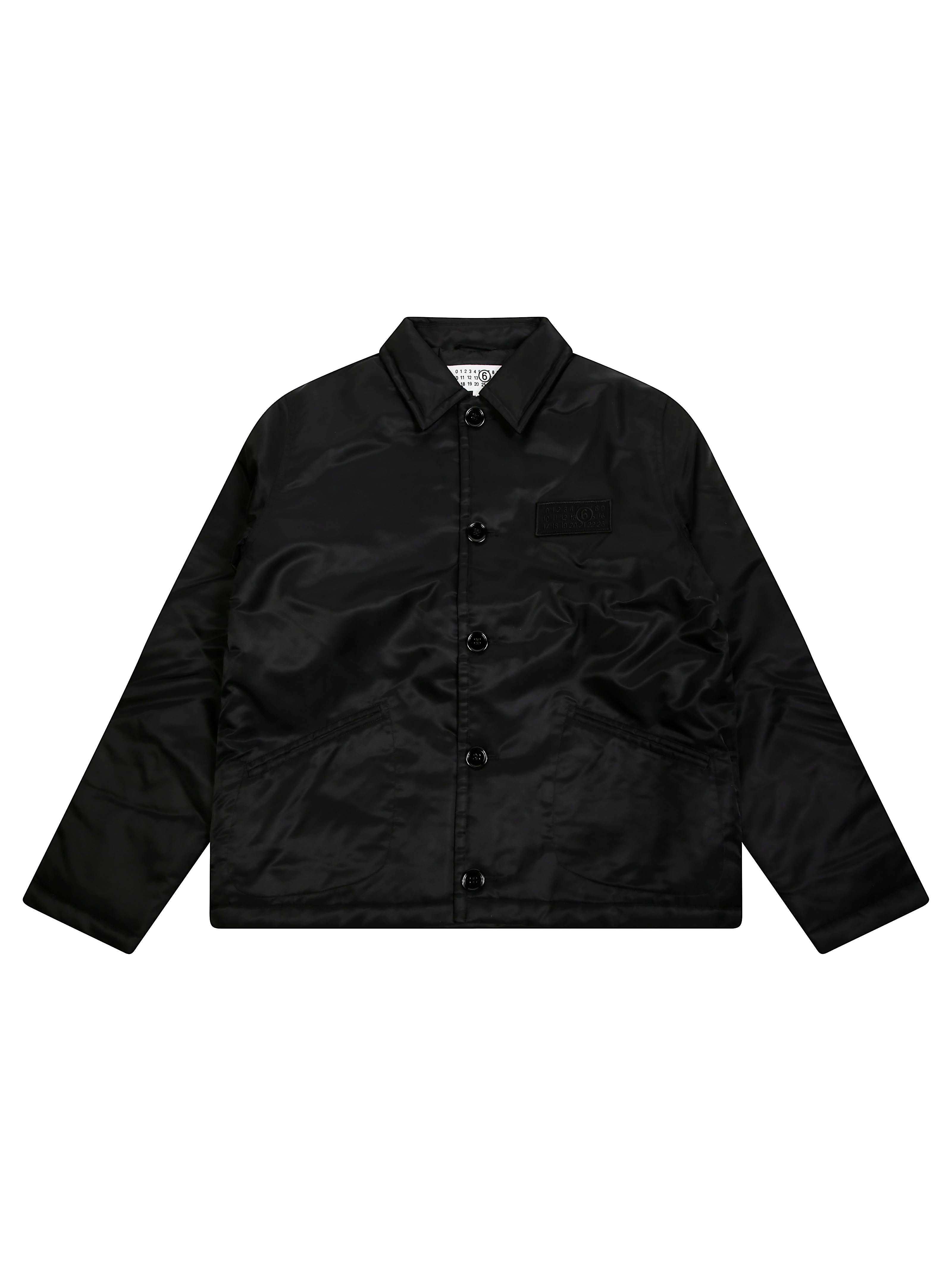 MM6 Mini Insulated Jacket Shirt with Logo Back