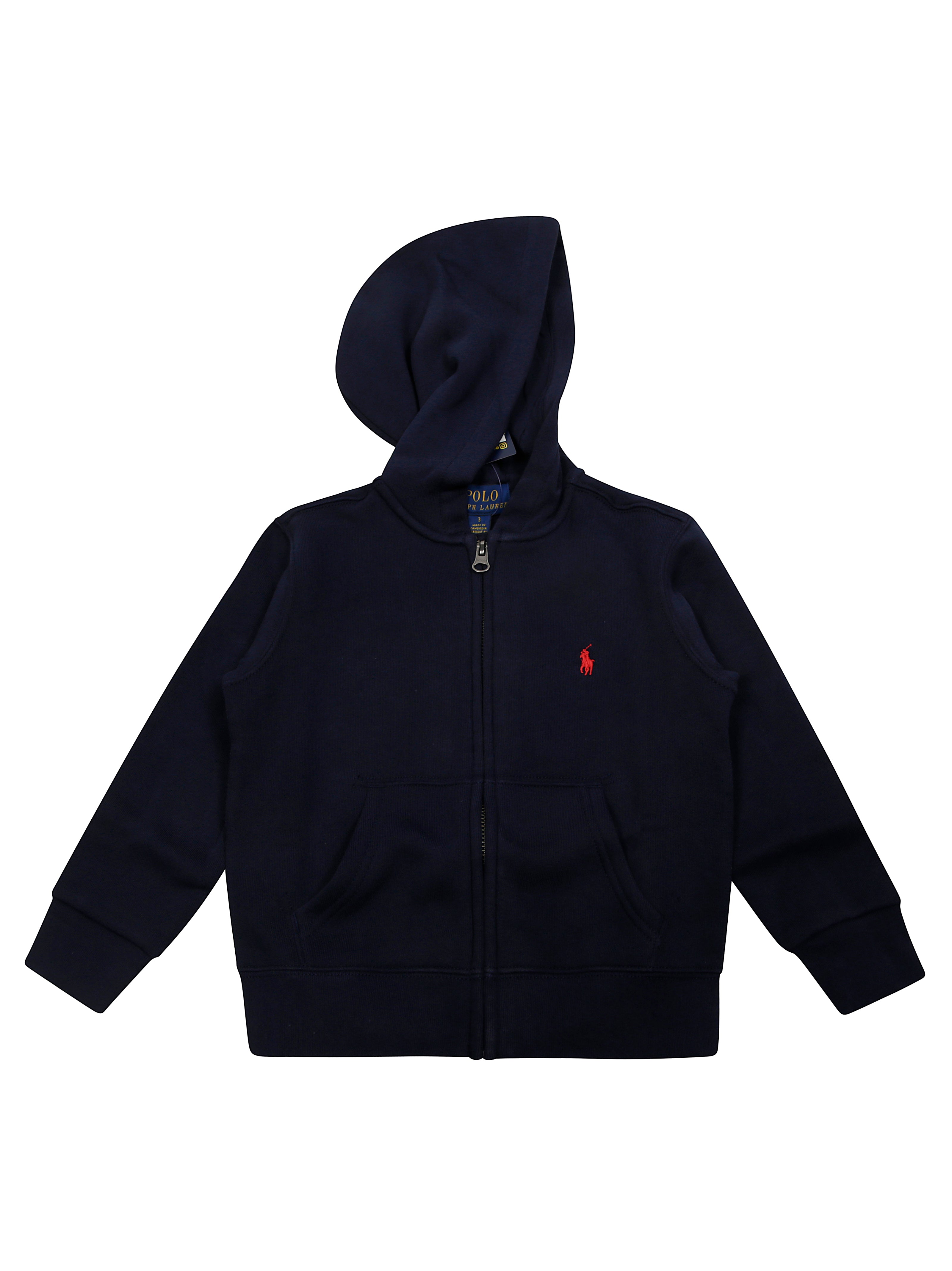 POLO RALPH LAUREN Full Zip Hoodie with Embroidered Logo
