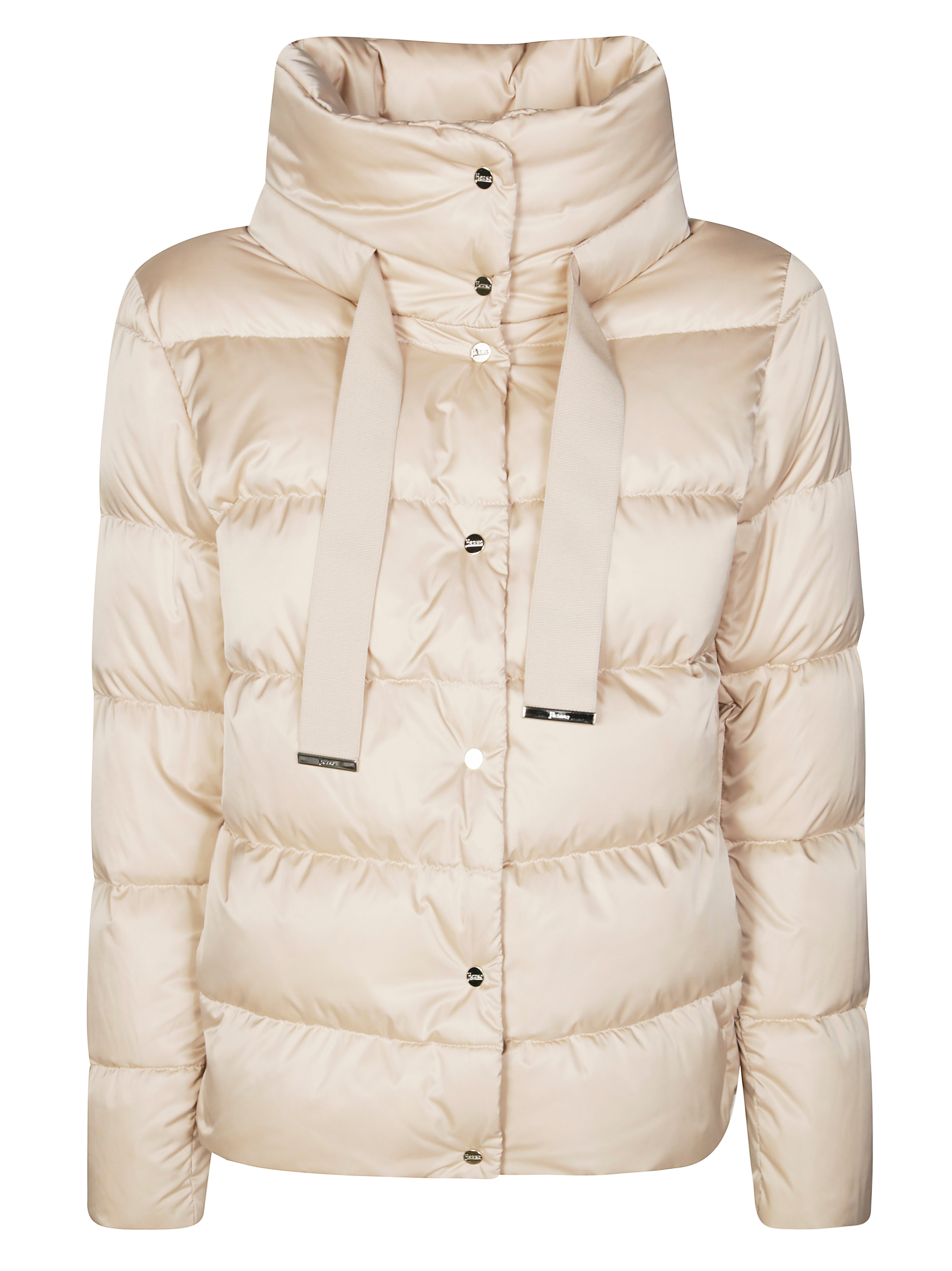 HERNO Men's Elegant Hooded Satin Puffer