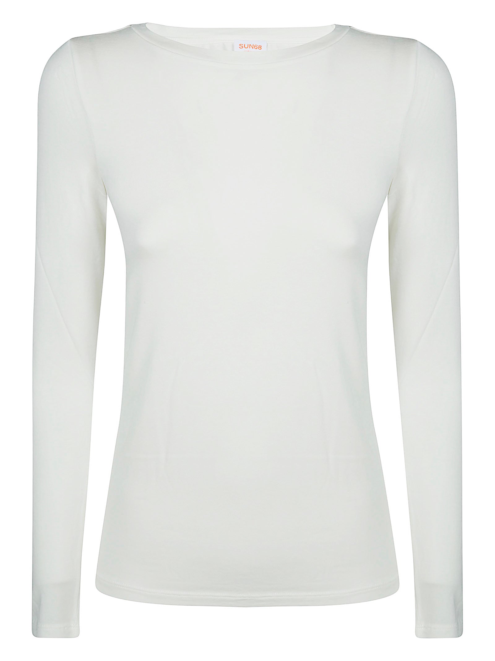 SUN 68 Men's Long Sleeve Sailor Neck T-Shirt