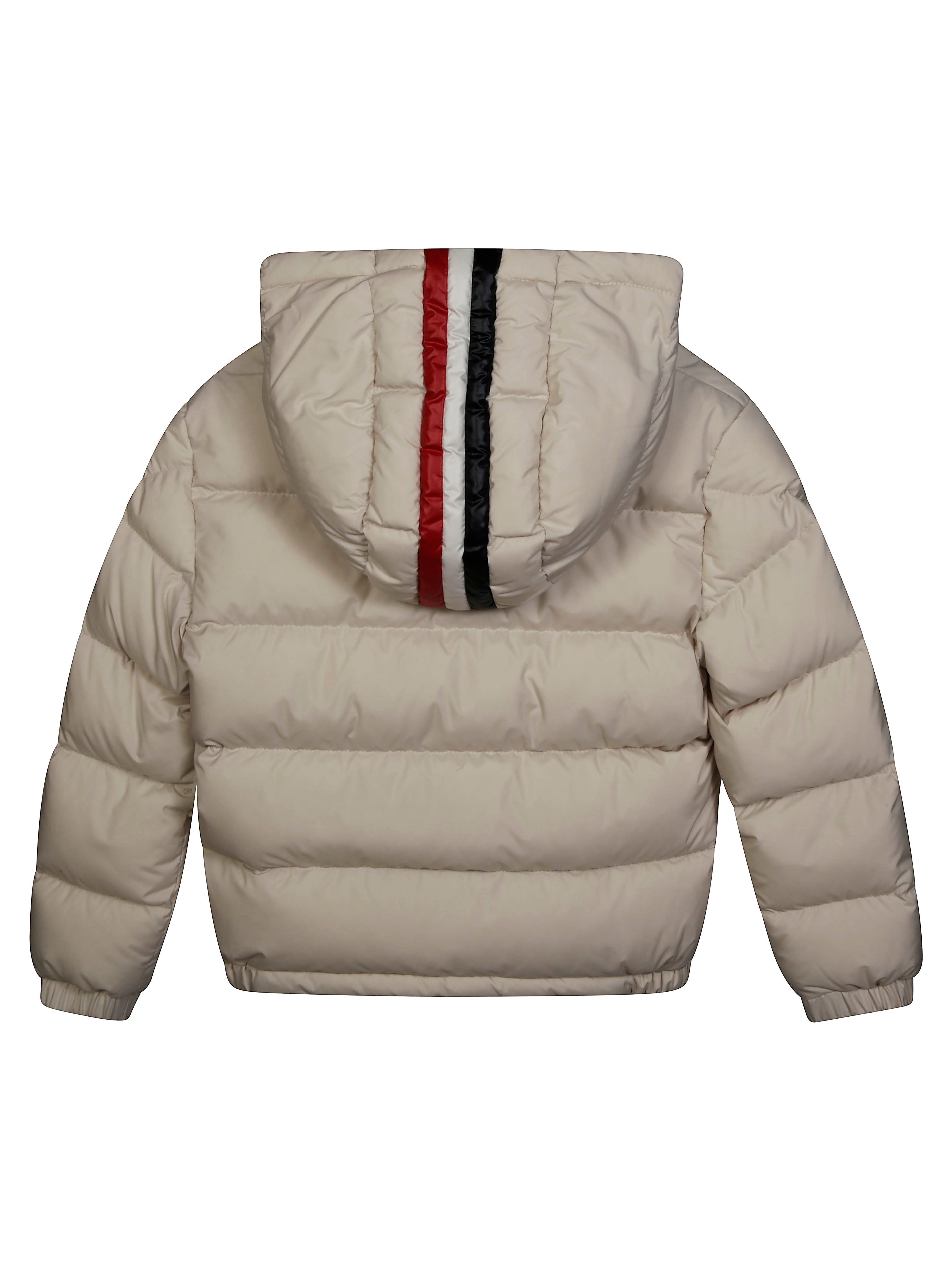 MONCLER Mini Puffer Jacket with Logo Arm Detail
