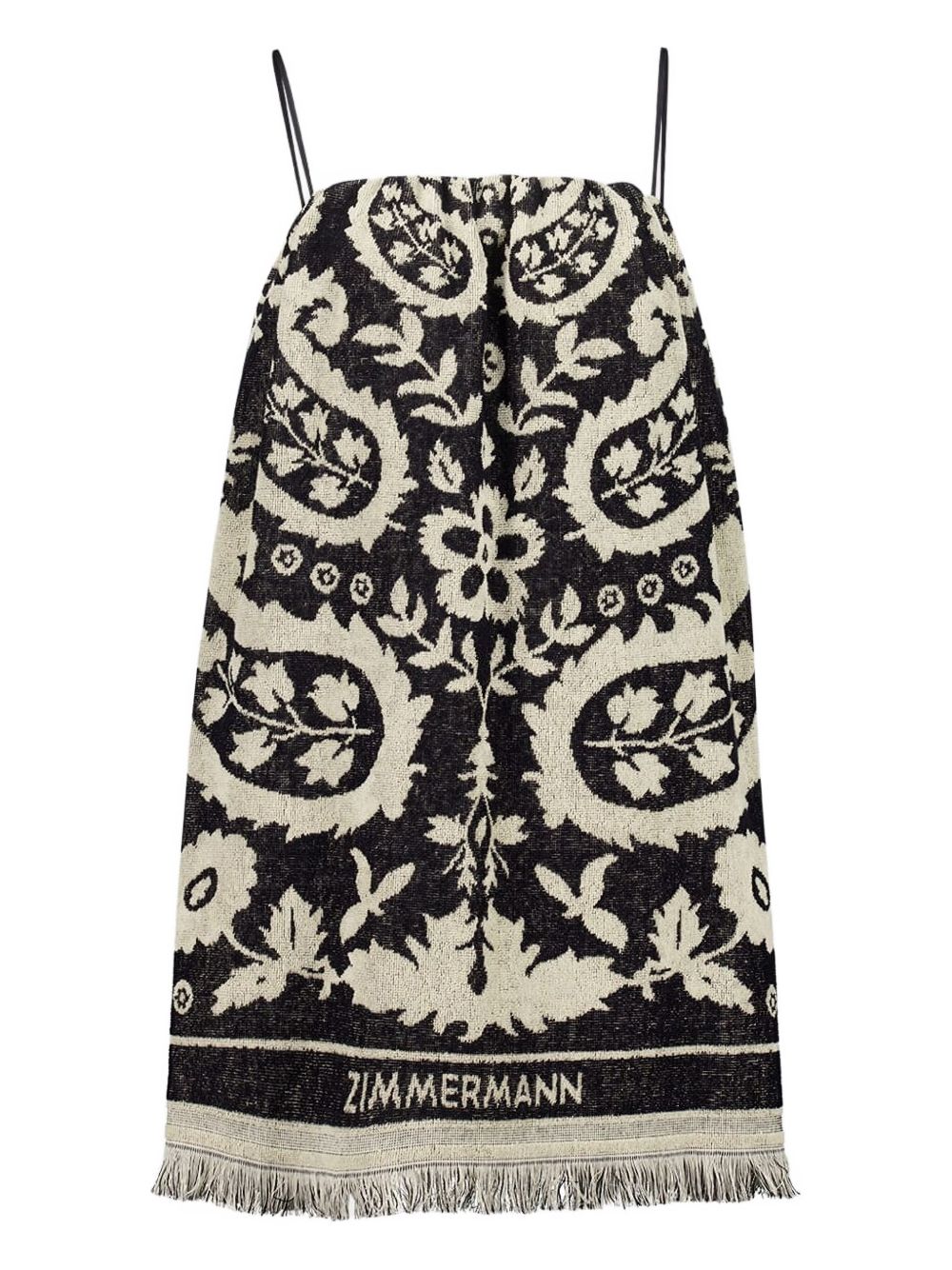 ZIMMERMANN Printed Silk & Nylon Mini Dress for Women
