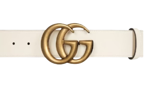 GUCCI Classic Leather Belt with Signature Double G Buckle
