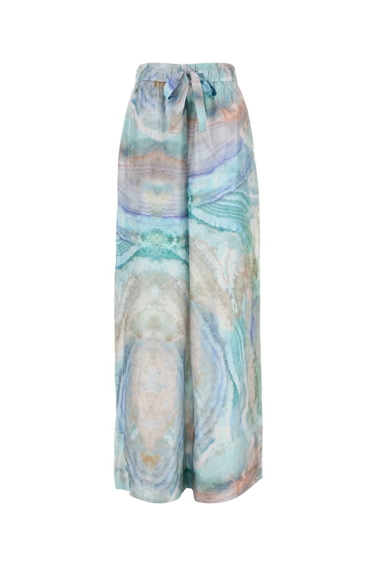 ZIMMERMANN High-Rise Printed Trousers - Size 0P to 4