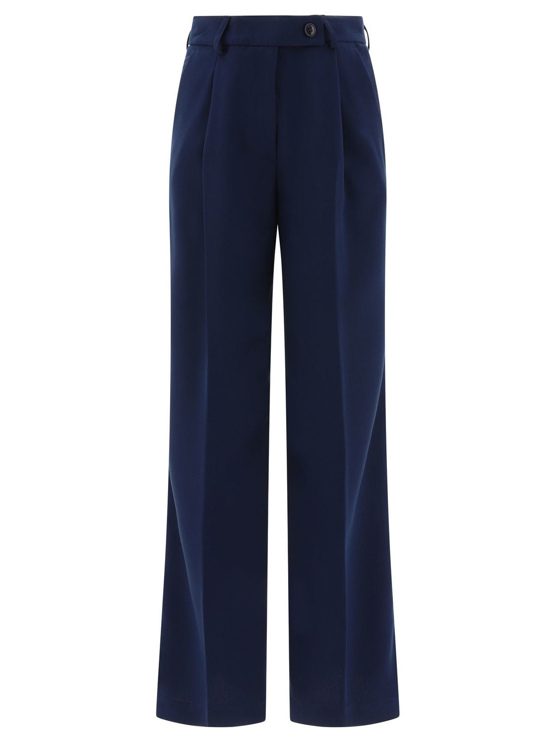 F.IT Tailored Trousers with Pressed Crease for Women