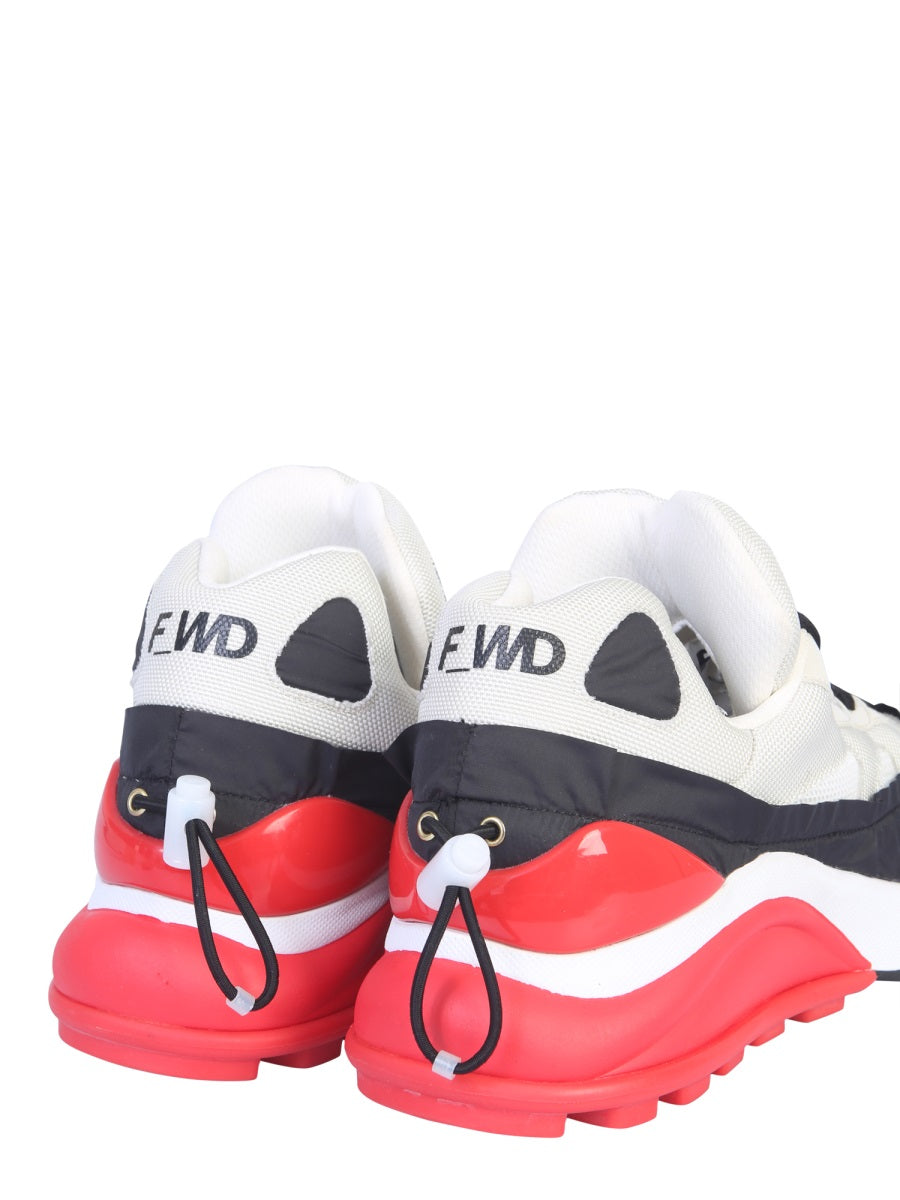 Forward Nylon and Mesh Sneakers - 5 CM Flat Sole