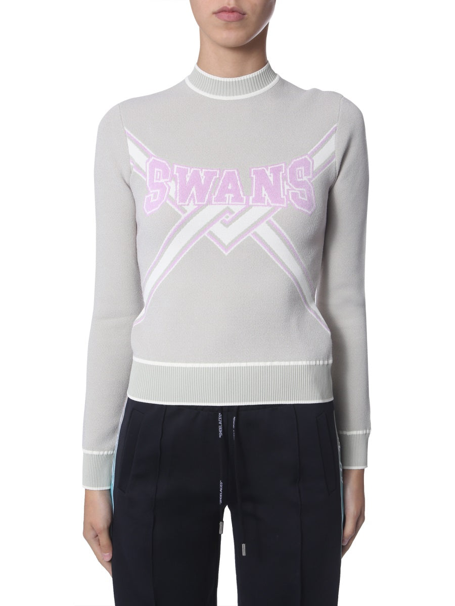 OFF-WHITE Chic Cropped Sweater - Slim Fit
