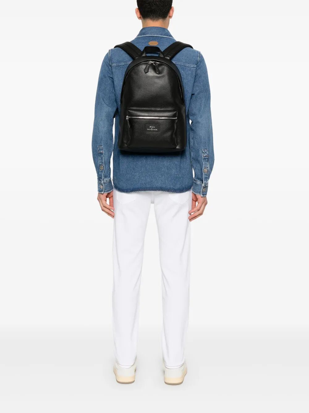 POLO RALPH LAUREN Pebble Leather Backpack