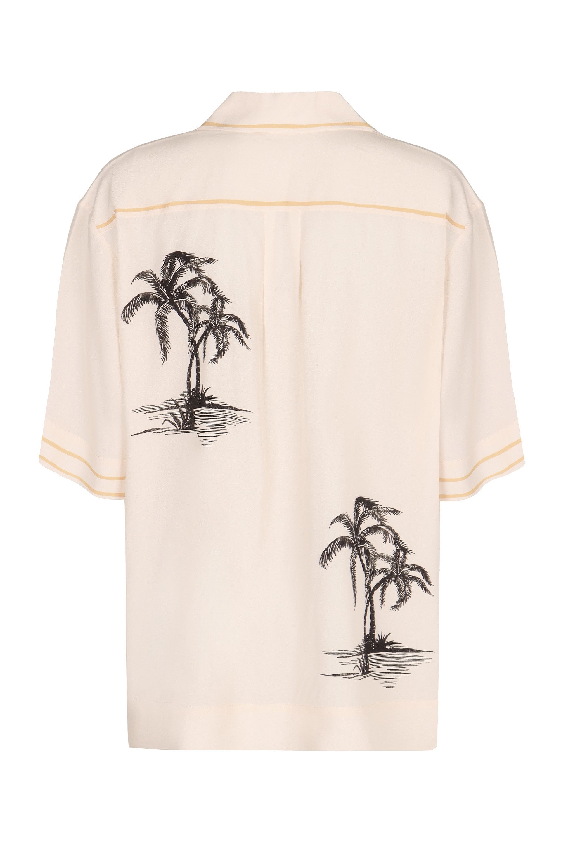 ZIMMERMANN Silk Mini Shirt with Front Pocket