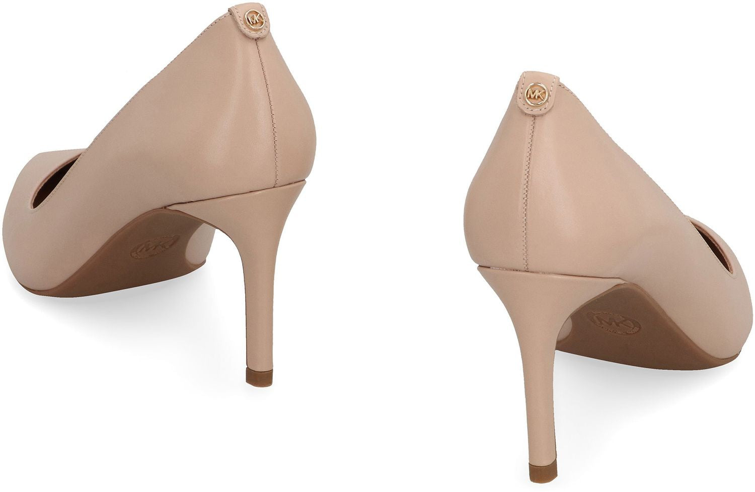 MICHAEL MICHAEL KORS Alina Leather Pointy-Toe Mini Pumps