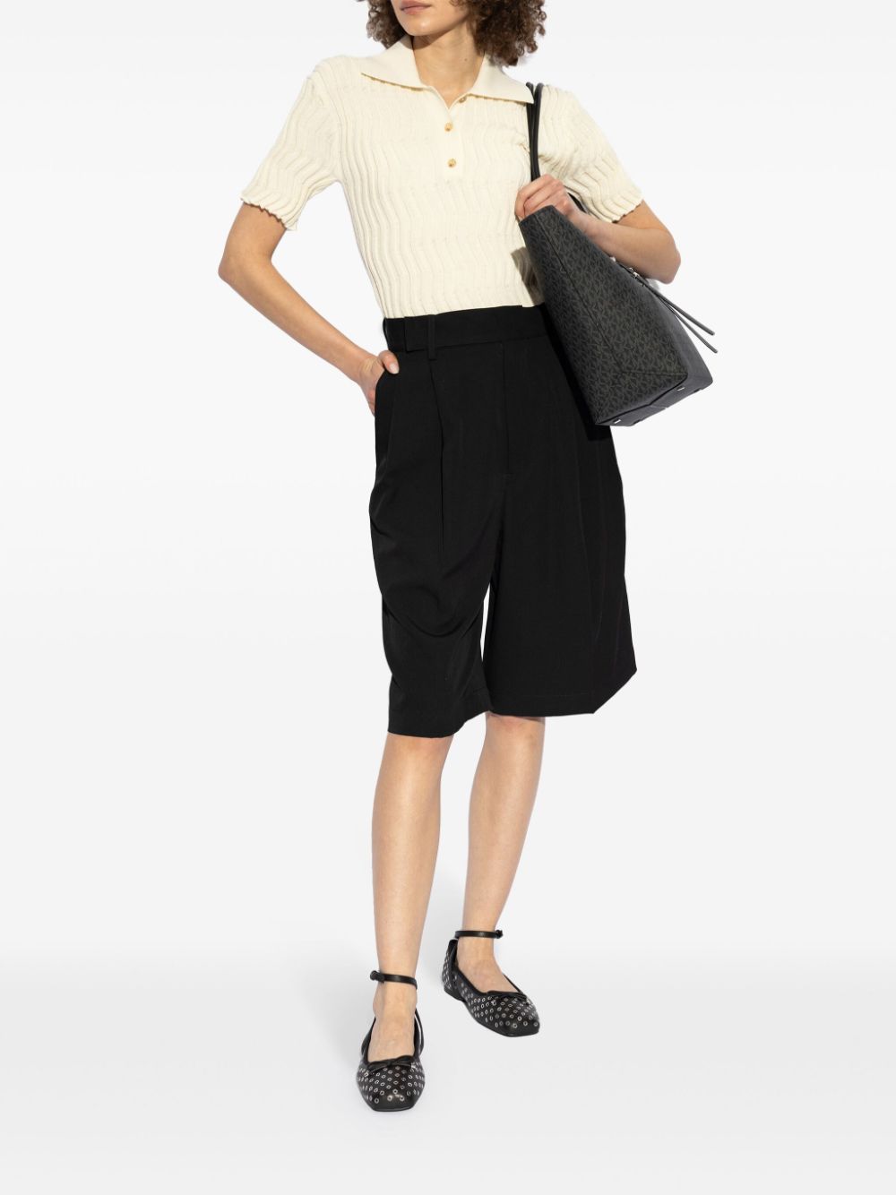 MICHAEL MICHAEL KORS Collette Flex Leather Ballet Flats