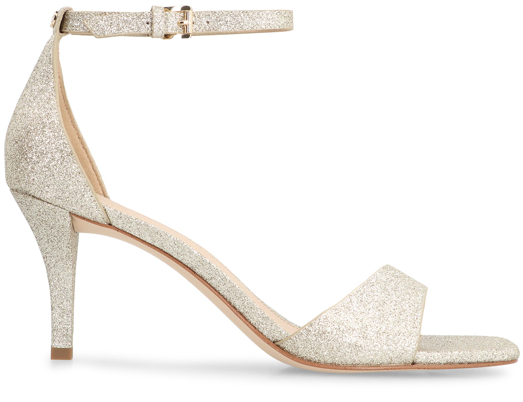 MICHAEL MICHAEL KORS Glitter Ankle Strap Sandals