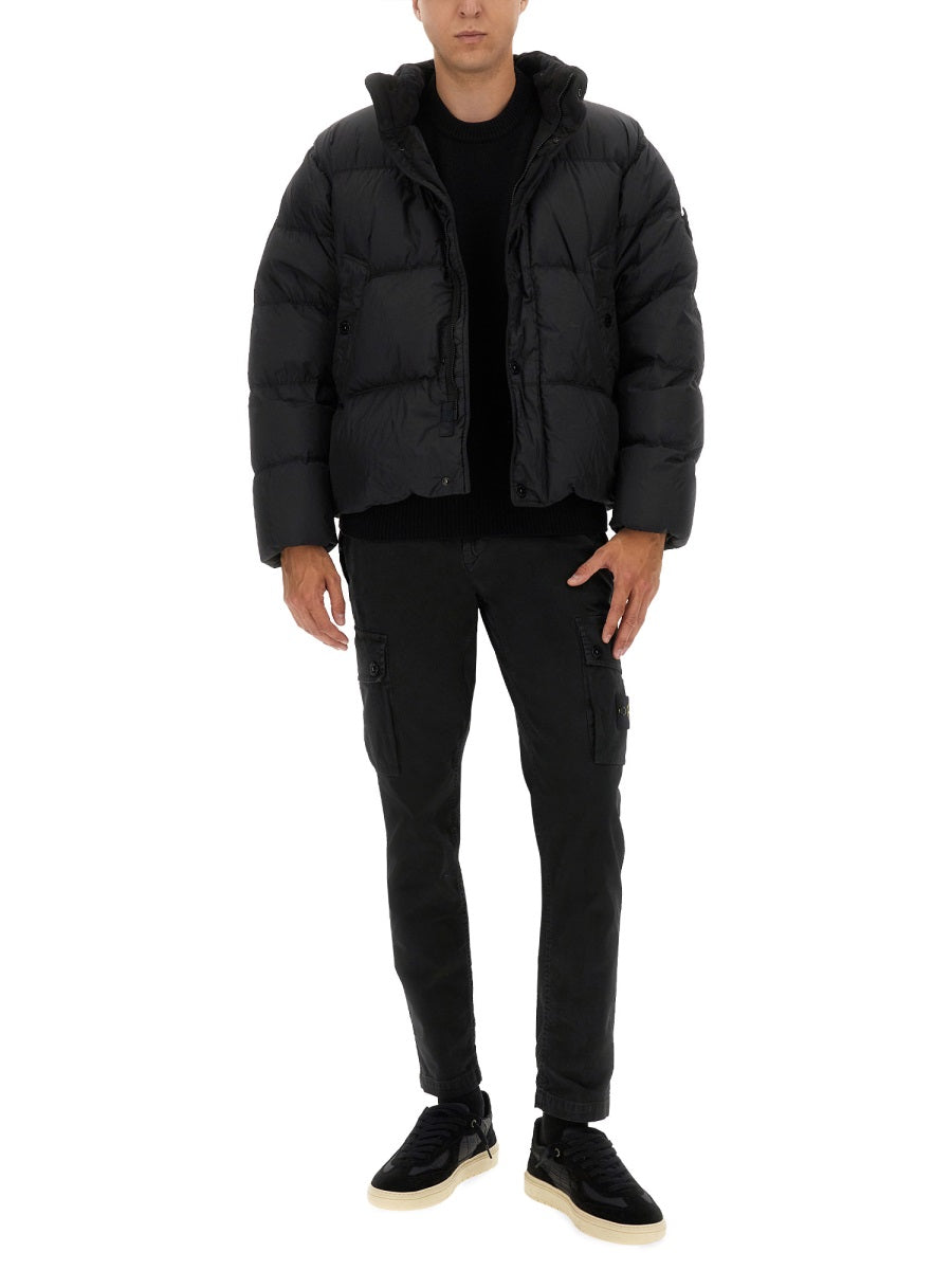 STONE ISLAND Innovative Tech-Ready Down Jacket for Men