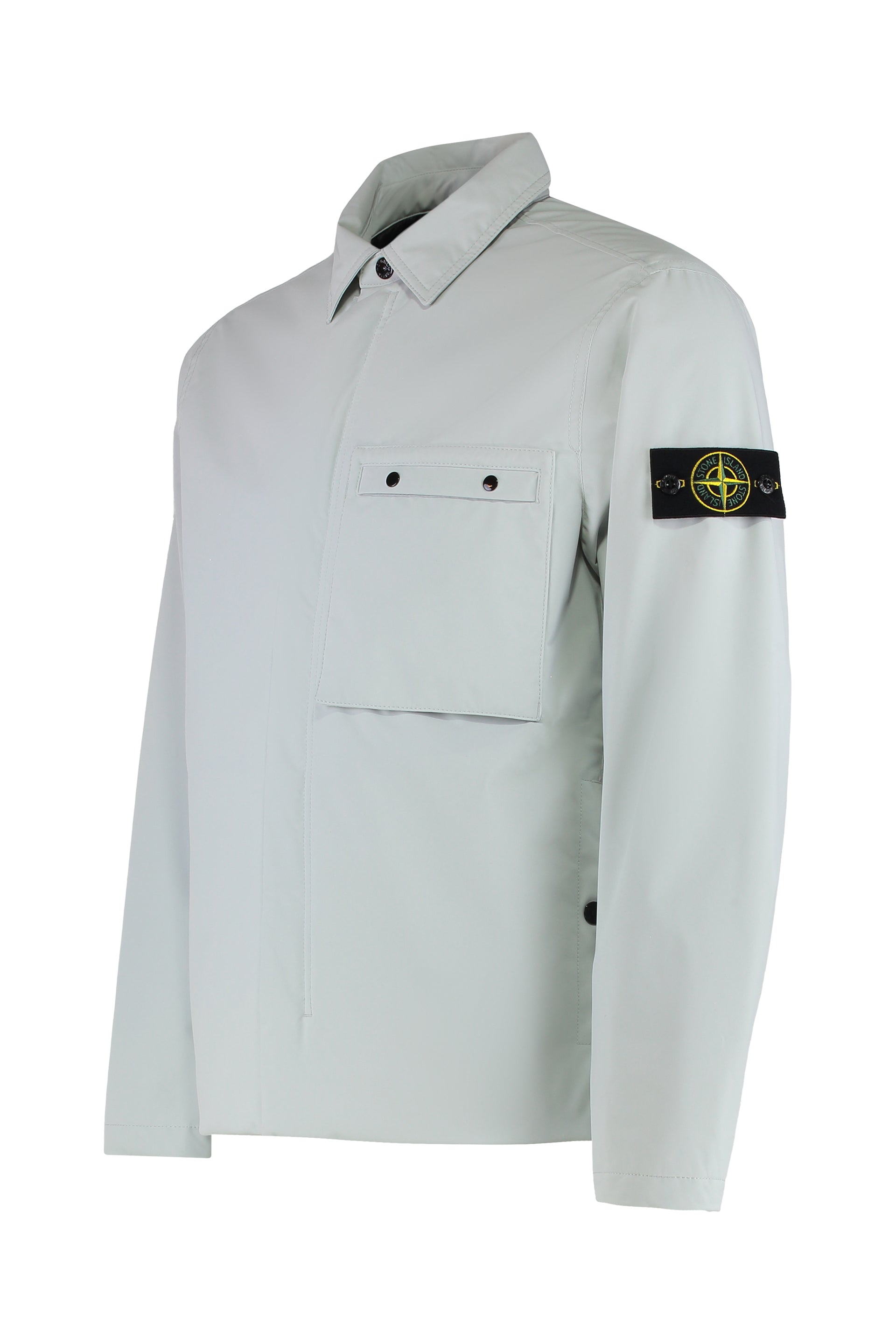 STONE ISLAND Padded Jacket with Removable Logo Patch for Men
