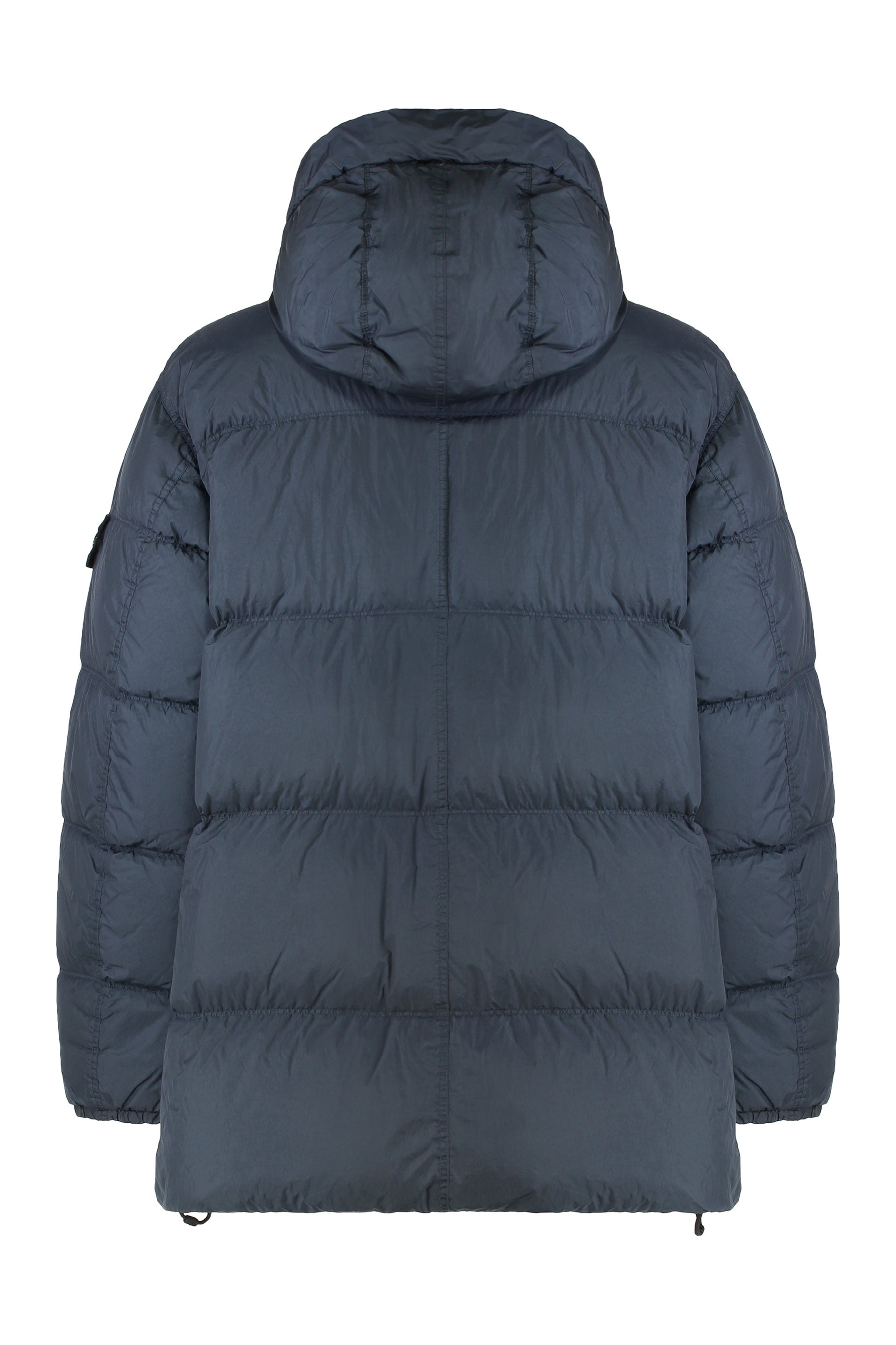 STONE ISLAND Men's Parka Jacket with Hood in Recycled Nylon Ripstop