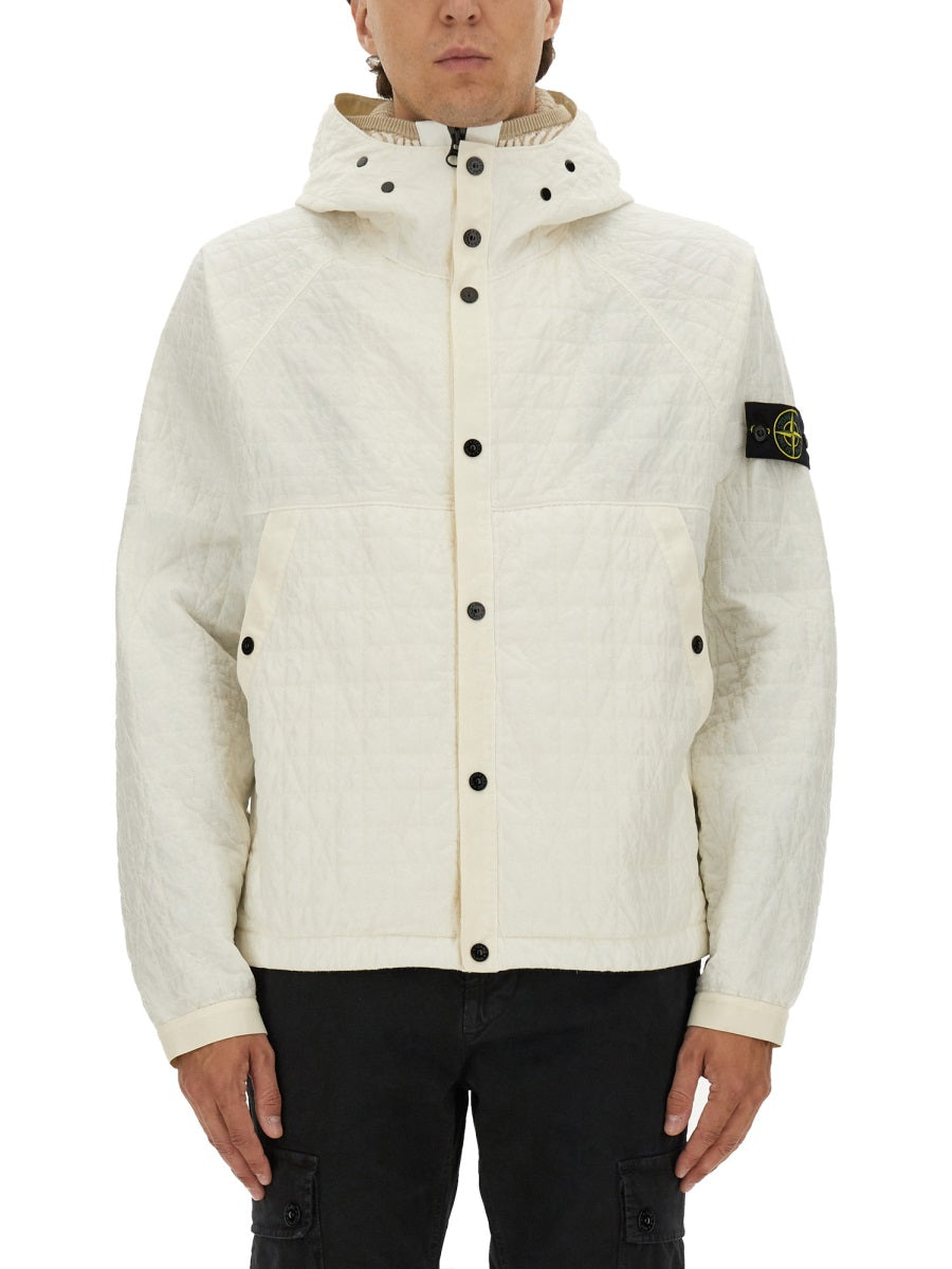 STONE ISLAND Padded Jacket with Hood for Men - FW25