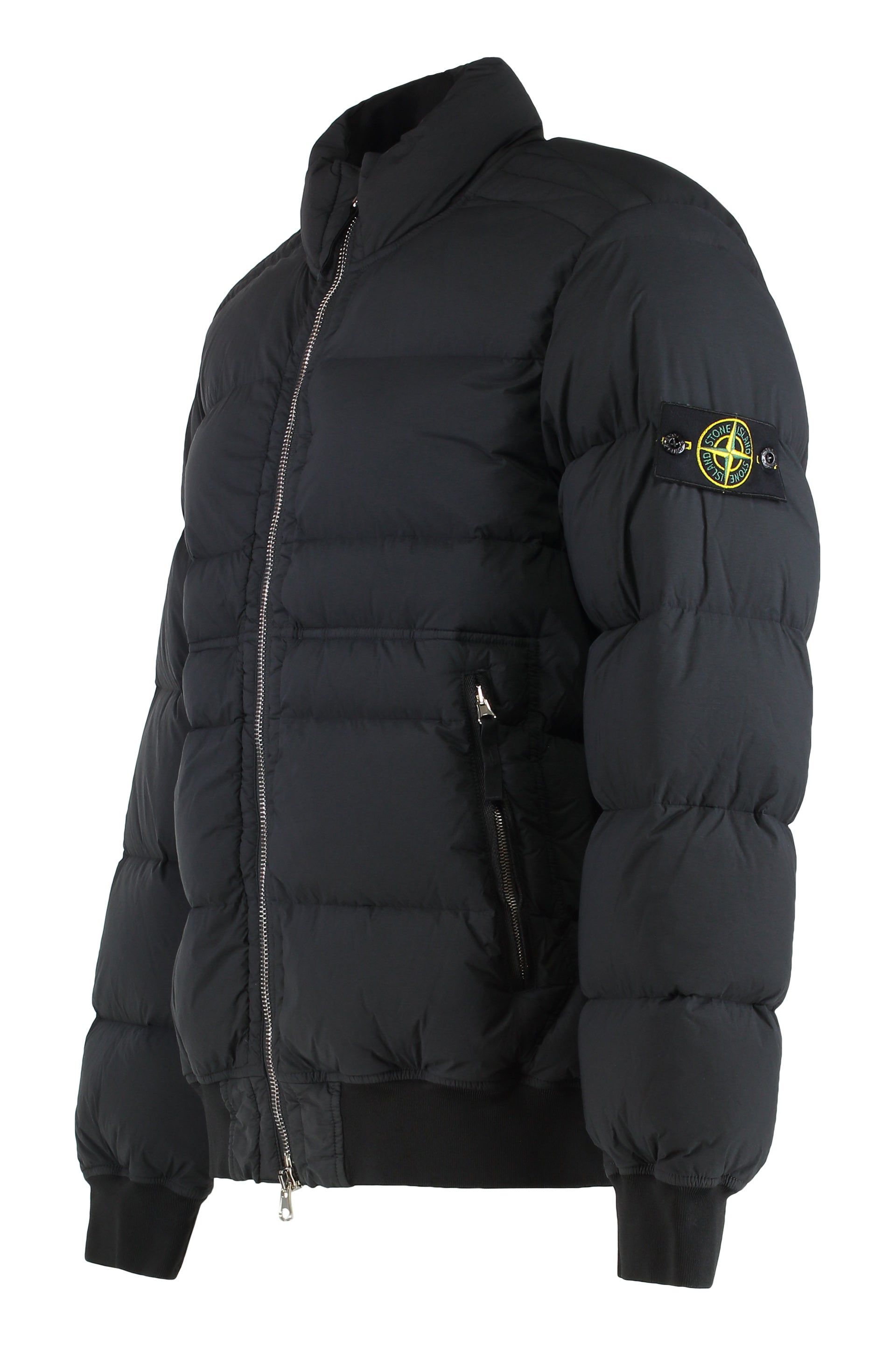 STONE ISLAND Lightweight Padded Nylon Bomber Jacket
