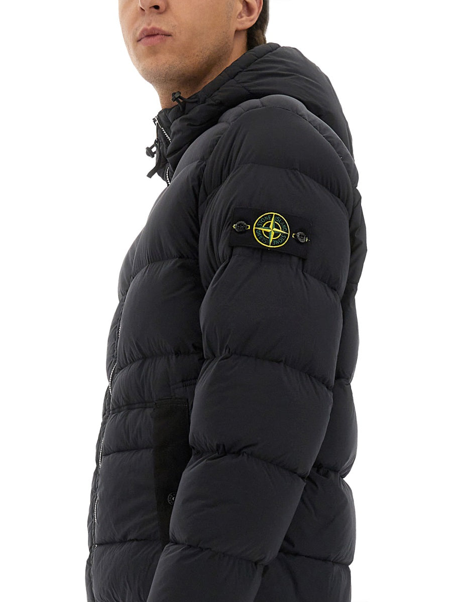 STONE ISLAND Padded Down Jacket with Hood - Size L