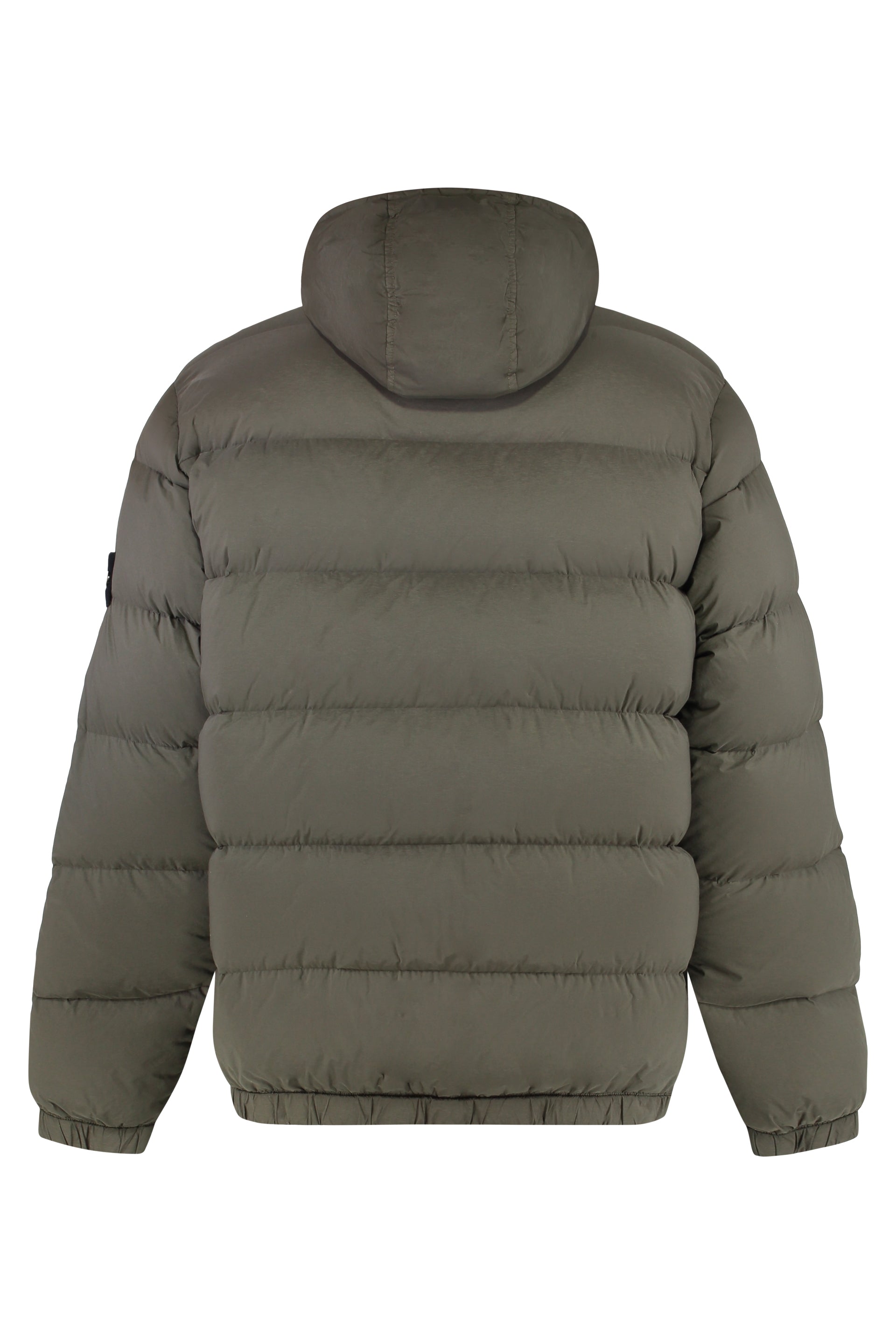 STONE ISLAND Hooded Short Down Jacket for Men