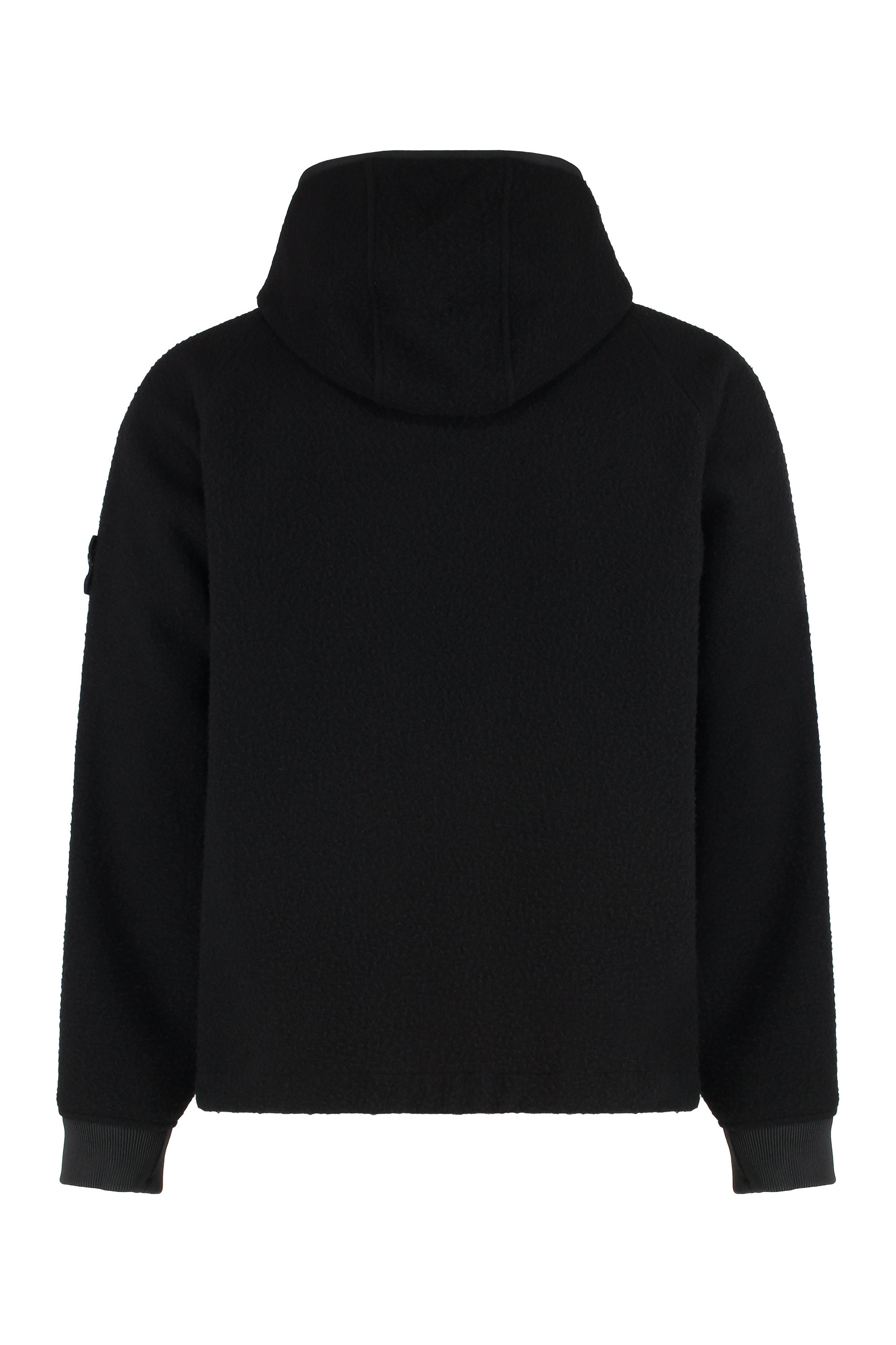 STONE ISLAND Hooded Wool-Nylon Jacket for Men