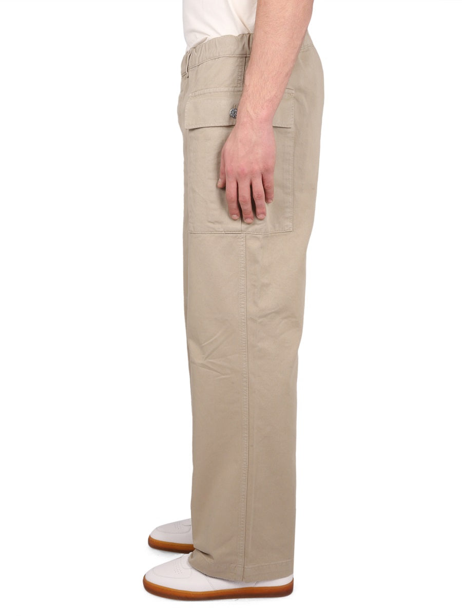 SUNFLOWER Men's Cargo Pants with Elastic Waist and Zip