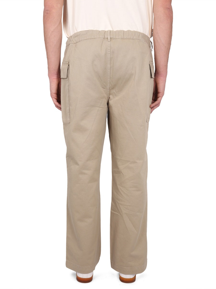 SUNFLOWER Men's Cargo Pants with Elastic Waist and Zip