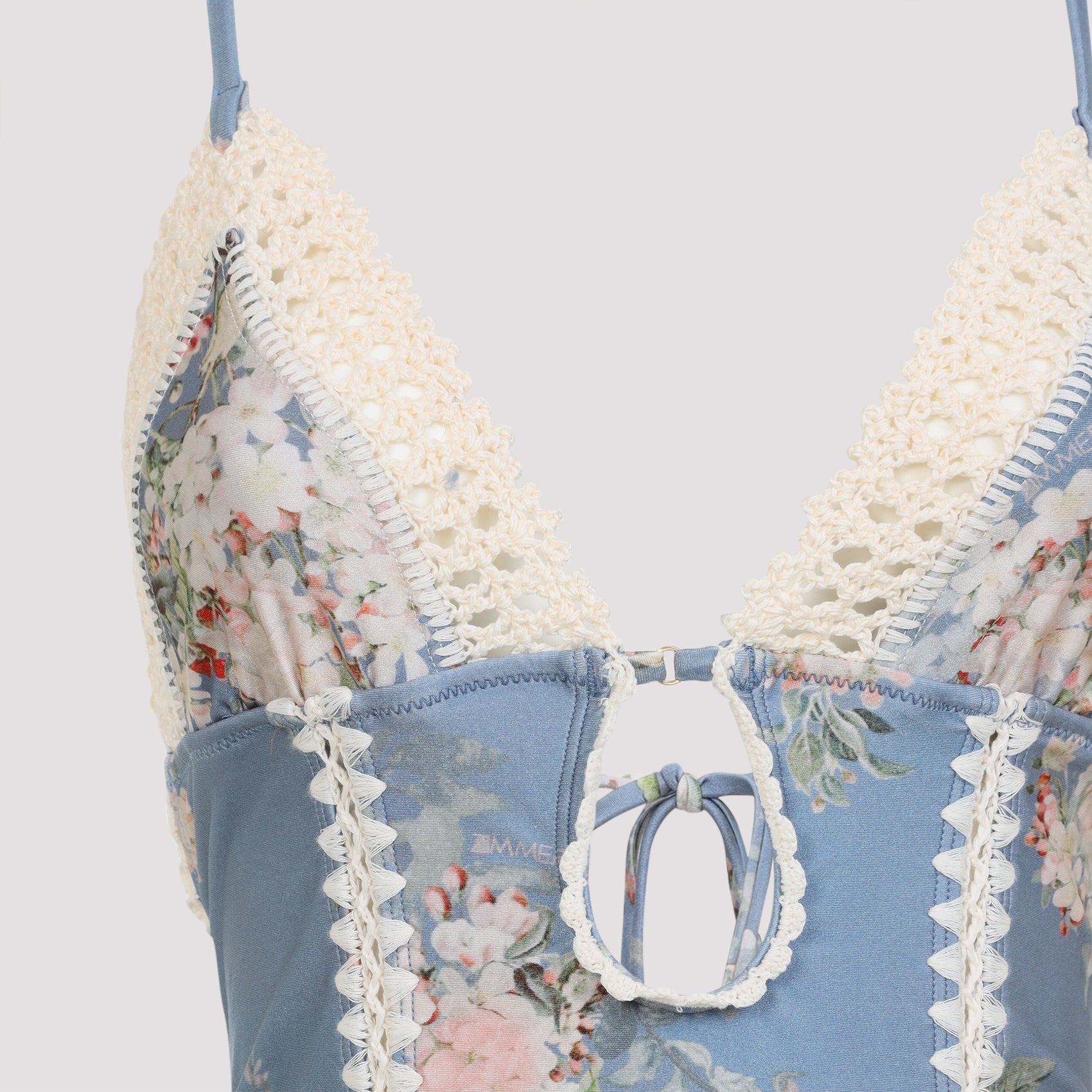 ZIMMERMANN Keyhole Crochet One-Piece