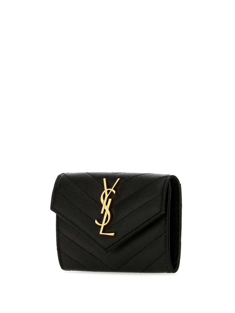 SAINT LAURENT Mini Leather Wallet