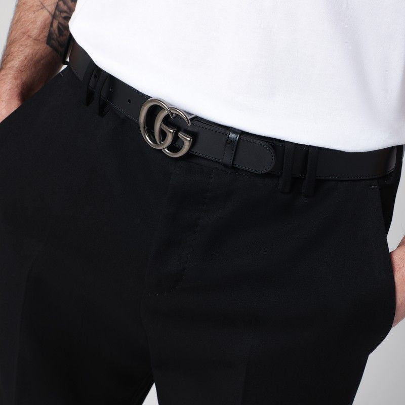 GUCCI GG Marmont Leather Belt - 3 cm Height