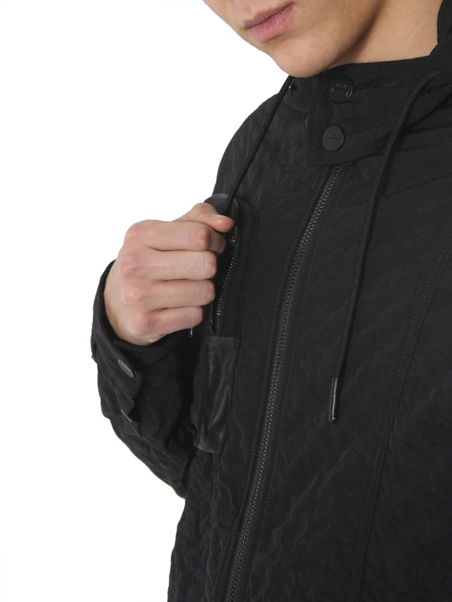 Men's A-COLD-WALL Mini Zip Closure Jacket with Removable Hood
