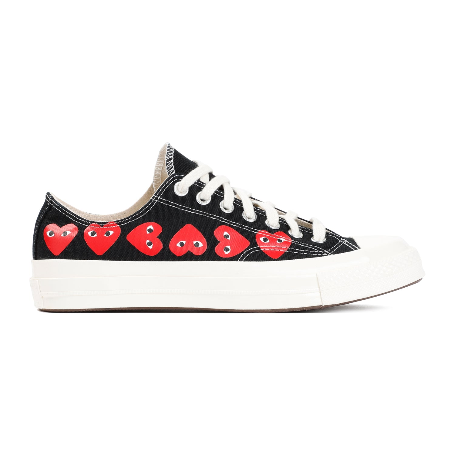 COMME DES GARÇONS PLAY Multi Heart Low Top Sneakers