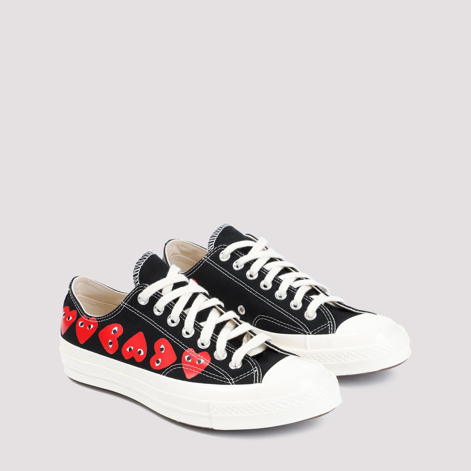 COMME DES GARÇONS PLAY Multi Heart Low Top Sneakers