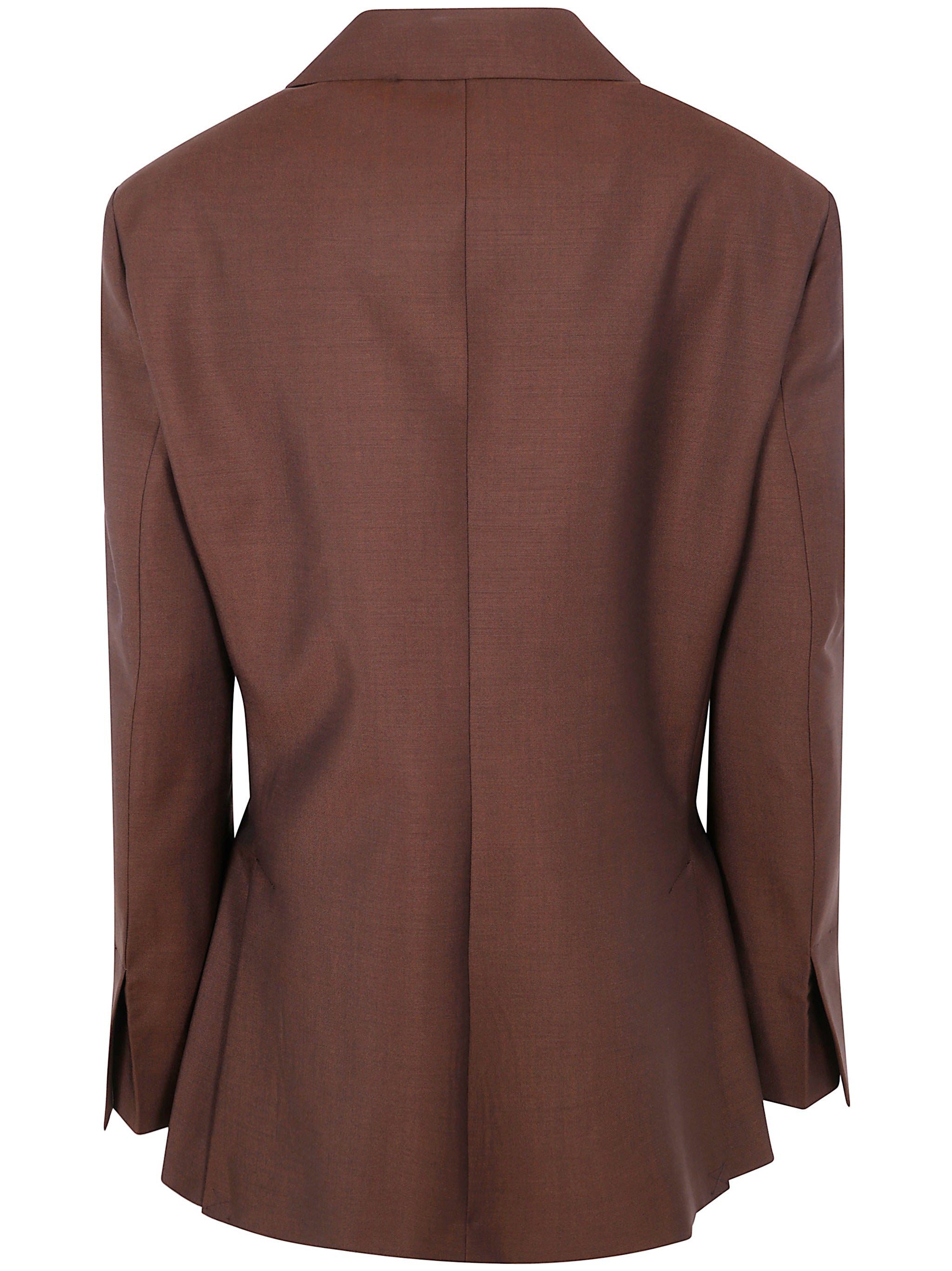 RÓHE Dual Tone Piqué Overlap Suit Jacket