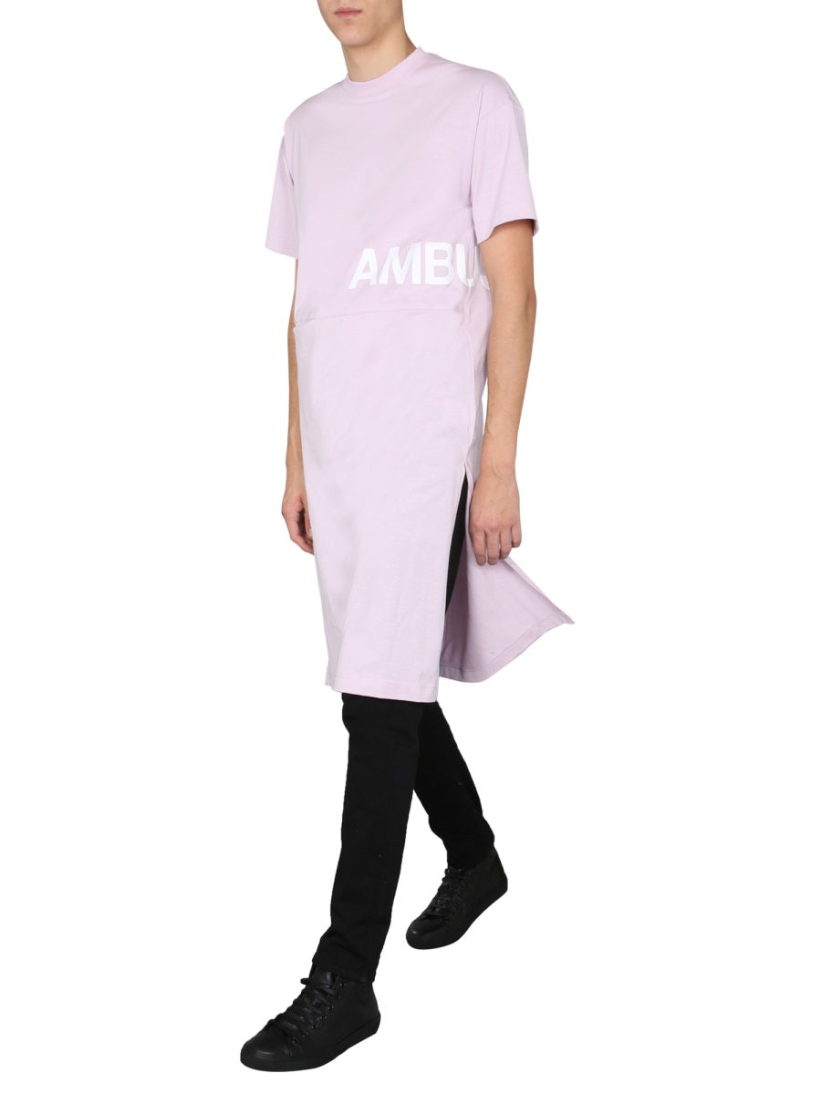 AMBUSH Chic Round Neck Mini Dress