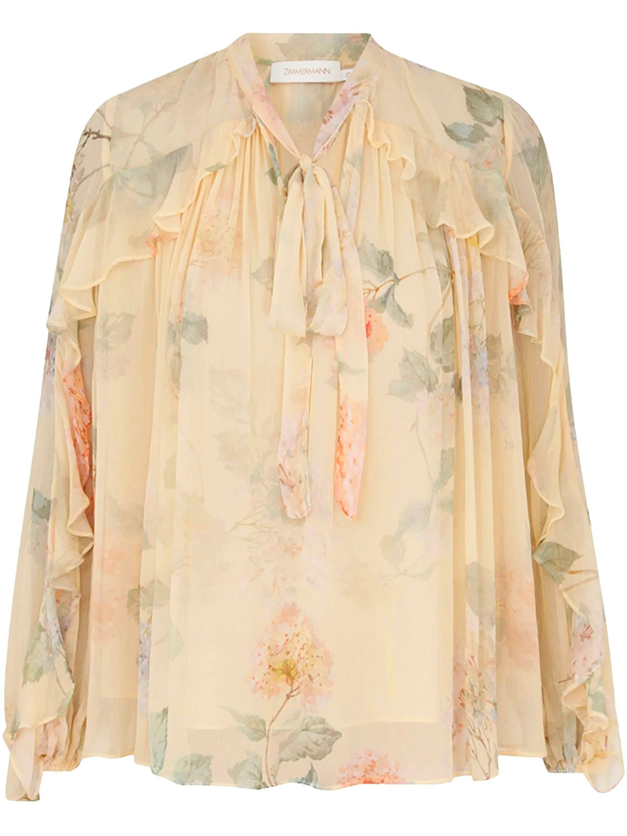 ZIMMERMANN Illuminate Ruffle Top Size 0