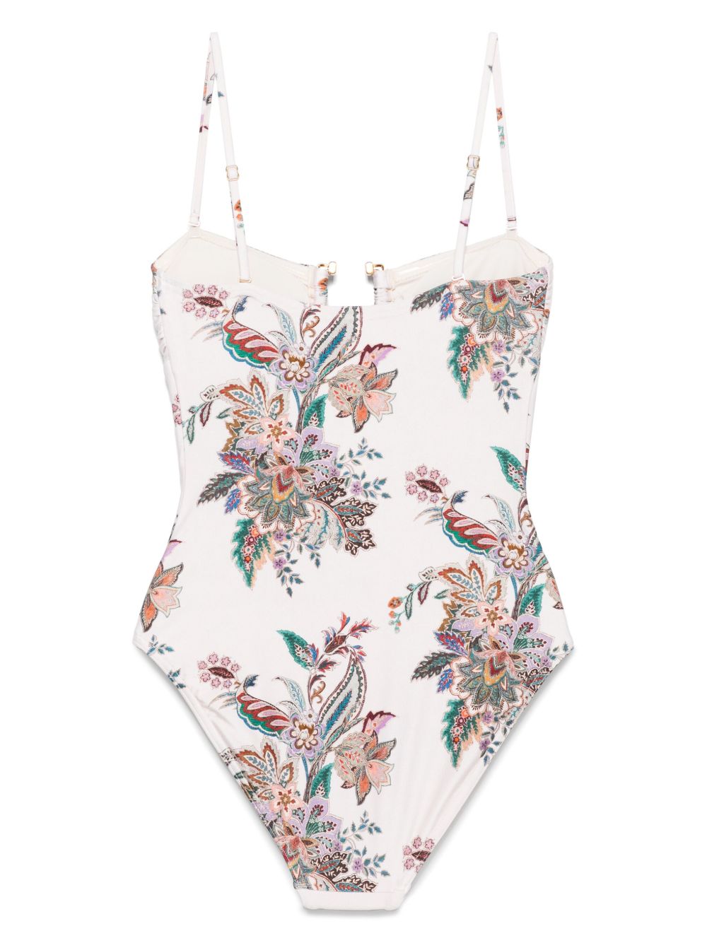 ZIMMERMANN Printed Swimsuit with Adjustable Straps